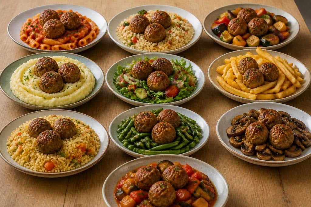 découvrez 10 idées simples et savoureuses pour accompagner vos boulettes de viande et régaler toute la famille.