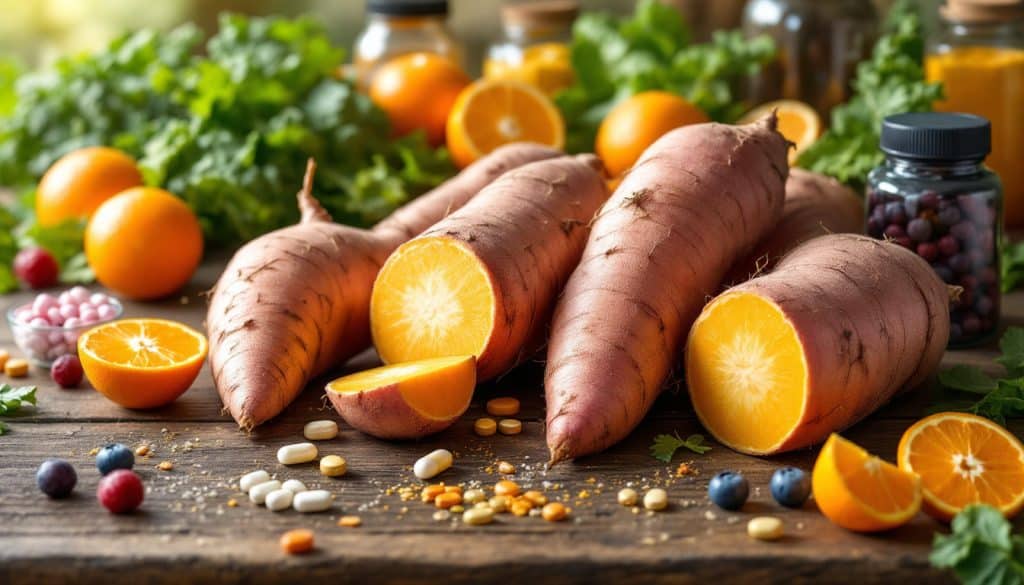découvrez les valeurs nutritionnelles de l’igname : calories, vitamines essentielles et bienfaits pour la santé. apprenez comment intégrer ce tubercule nutritif à votre alimentation quotidienne.