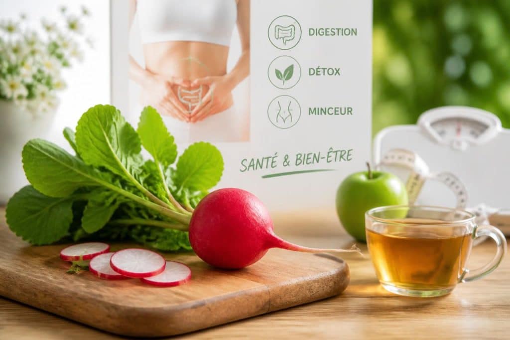 découvrez les bienfaits du radis pour la santé, la digestion et la minceur. apprenez comment ce légume peut améliorer votre bien-être au quotidien.