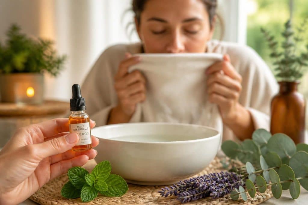 découvrez les bienfaits de l'inhalation d'huile essentielle, apprenez des recettes simples et suivez notre mode d’emploi pour profiter pleinement de cette méthode naturelle de bien-être.