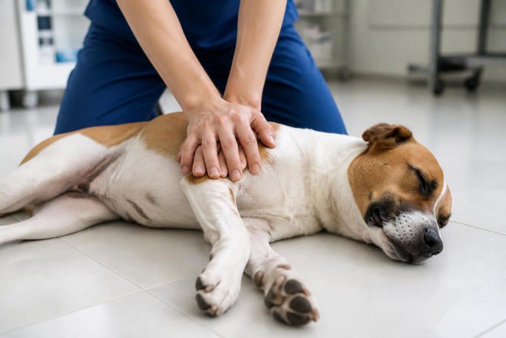 apprenez à réaliser un massage cardiaque sur un chien de manière efficace pour sauver sa vie en cas d'arrêt cardiaque. guide étape par étape et conseils essentiels.