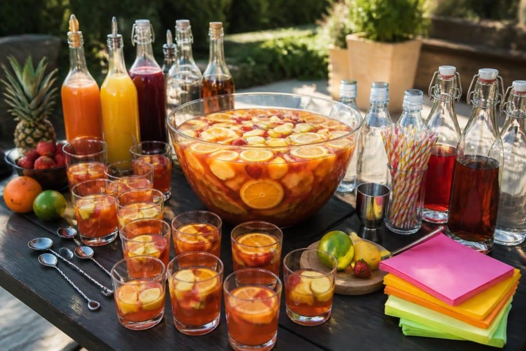 découvrez combien de litres de punch prévoir et comment le doser parfaitement pour régaler 30 personnes lors de votre fête ou réception.