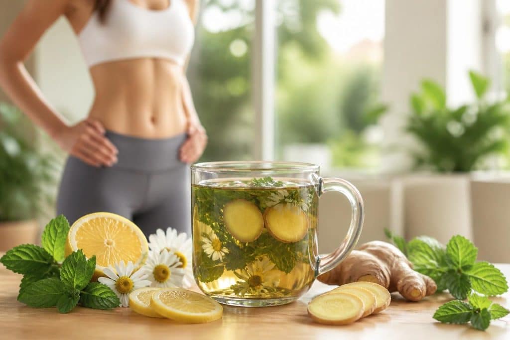 découvrez notre thé ventre plat, une infusion naturelle spécialement formulée pour dégonfler et affiner votre ventre efficacement tout en douceur.