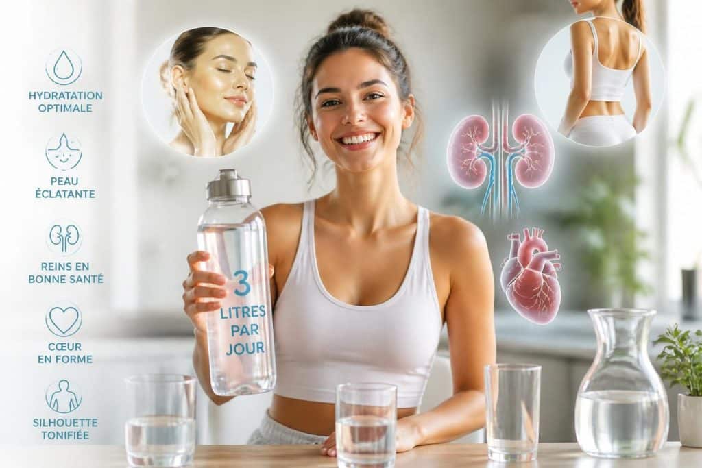 découvrez comment boire 3 litres d'eau par jour peut transformer votre santé avec des effets surprenants et bénéfiques au quotidien.